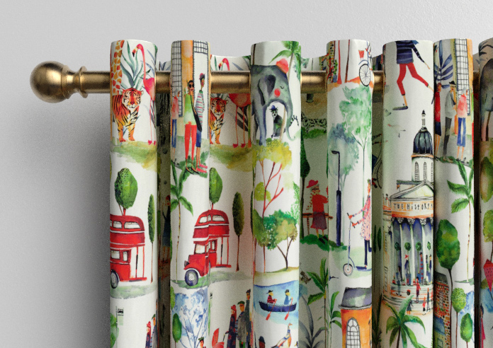 Out And About, Paintbox - Made to Measure Curtains - Image 12